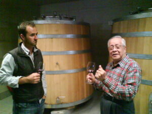 Domaine du Daley avec papa et Cyril